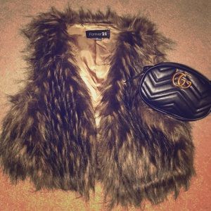 Beautiful faux fur vest!